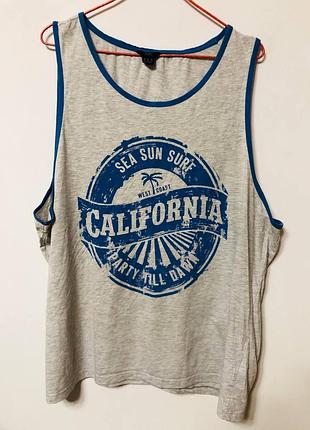 Майка мужская серая f&amp;f, размер 2xl