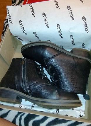 Ботинки женские натуральная кожа blesso новые 37р.