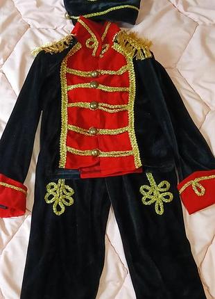 Костюм новогодний маскарадный гусара чешуйчатка