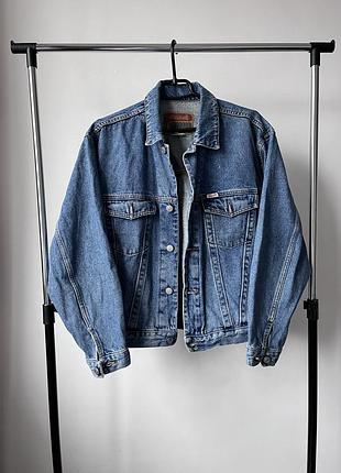 Вінтажна джинсова куртка vintage diesel ranger jeans jacket blue denim trucker 80’s