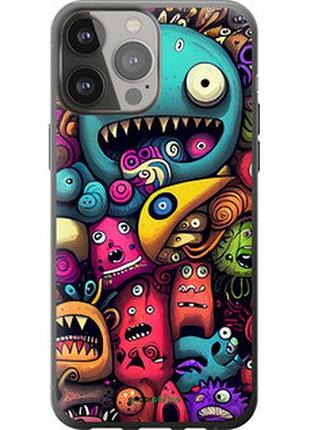 Чохол на iphone 13 pro max cмішні монстри "5549t-2371-73076"