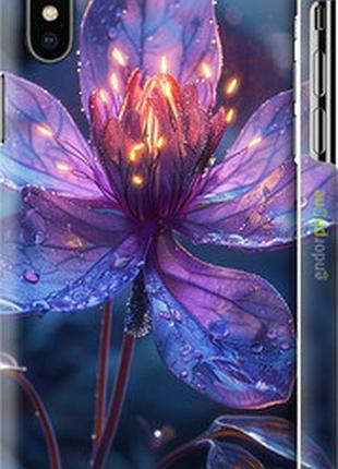 Чехол на iphone x магический цветок "6038m-1050-73076"