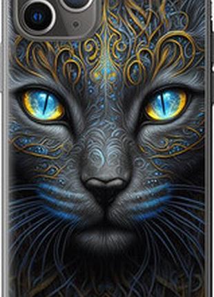 Чехол на iphone 11 pro кошка "5548t-1788-73076"
