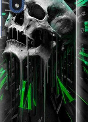 Чехол на samsung galaxy a01 core a013f череп-часы "4100m-2065-73076"