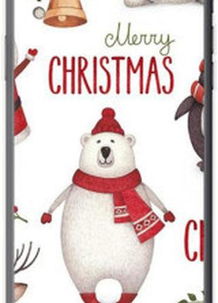 Чехол на iphone xr merry christmas "4106sp-1560-73076"