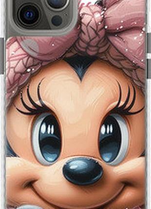 Чехол на iphone 12 pro max минни маус с бантиком "6055pc-2054-73076"