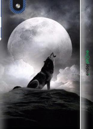 Чехол на samsung galaxy a01 core a013f воющий волк "934m-2065-73076"