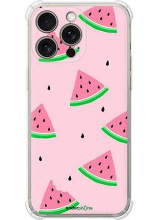 Чехол на iphone 15 pro max розовый арбуз "4314sp-3098-73076"