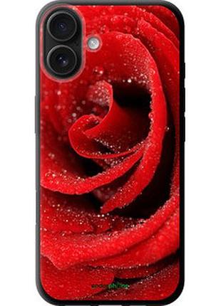 Чохол на iphone 16 plus червона троянда "529b-3714-73076"