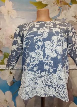 Футболка блузас объемным рисунком м