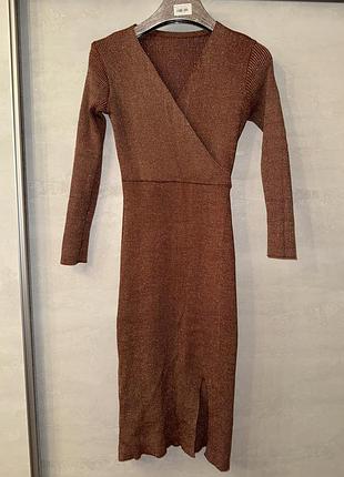 Сукня з люрексом святкова