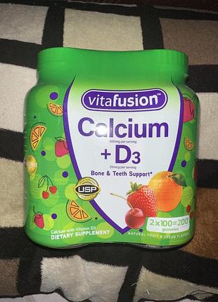 Vitafusion calcium + d3 gummies (200 count)