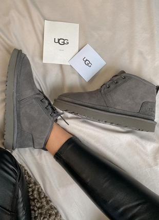 Ugg neumel  dark grey ld мужские угги наложенный платёж купить3 фото