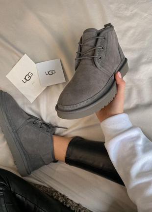 Ugg neumel  dark grey ld мужские угги наложенный платёж купить6 фото