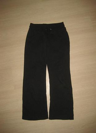 11-12 років, теплі спортивні штани на байці h&m чорного кольору