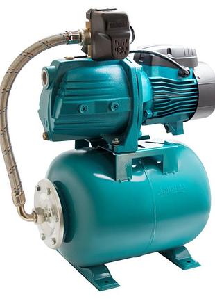 Станция 0.9квт hmax 48м qmax 85л/мин (самовсасывающий насос) 24л aquaticaleo ajm90a3/ua (775386/24)