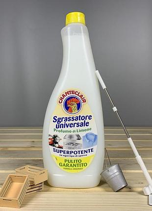 Универсальный очиститель обезжириватель chante clair sgrassatore лимон запаска 600 мл.