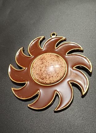 Большой кулон бренд сплав эмали