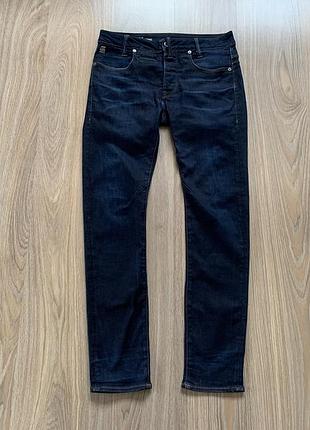 Мужские винтажные синие джинсы g-star d-staq