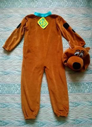 Карнавальний костюм песик собачка скубіду scooby-doo 3-4 роки