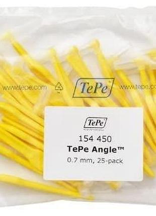 Кутовий йоржик tepe angle idb yellow 0.7 mm (25 шт.)