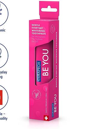 Зубна паста відбілююча curaprox be you джин та тонік