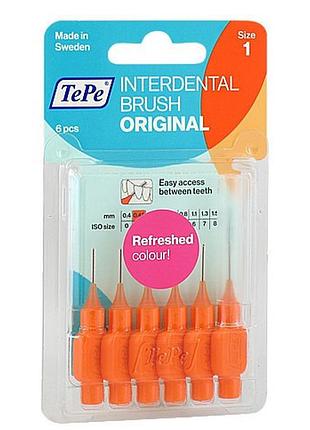 Міжзубні йоржики tepe id bürste orange 0.45 mm, жовтогарячий