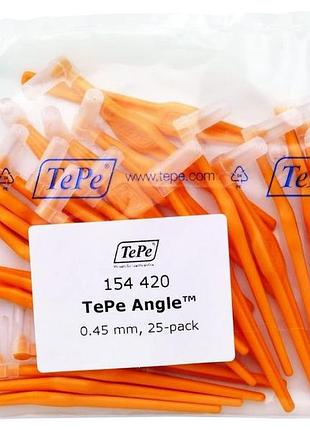 Кутовий йоржик tepe angle idb orange 0.45 mm (25 шт.)