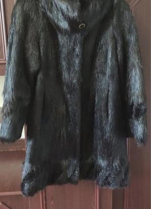 Шуба с нутрії