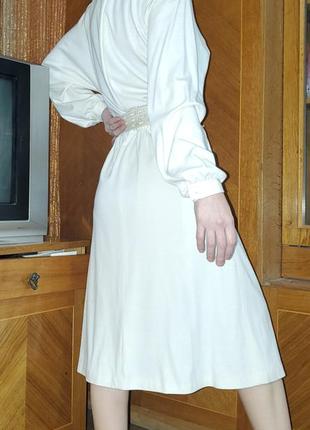 Шерстяное винтажное платье винтаж ретро в составе шерсть3 фото