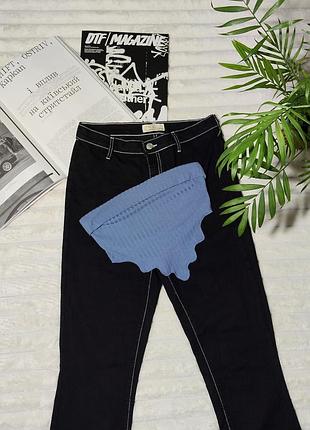 Модный короткий топ в рубчик xs