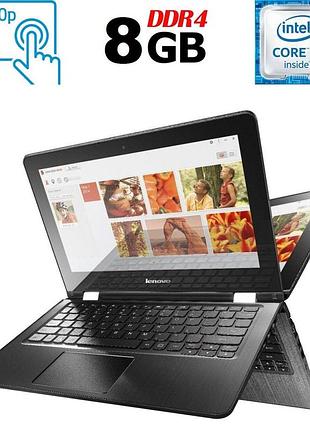 Ноутбук-трансформер б-клас lenovo flex 3-1480 / 14" (1920x1080) ips touch / intel core i7-6500u (2 (4) ядра по 2.5 - 3.1 ghz) / 8