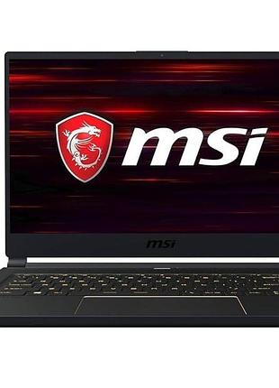 Игровой ноутбук б-класс msi gs65 stealth 9se / 15.6" (1920x1080) ips / intel core i7-9750h (6 (12) ядра по 2.6 - 4.5 ghz) / 16 gb