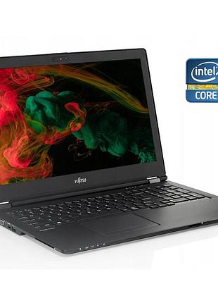 Ультрабук б-класс fujitsu lifebook u759 / 15.6" (1920x1080) ips / intel core i5-8365u (4 (8) ядра по 1.6 - 4.1 ghz) / 8 gb ddr4 /