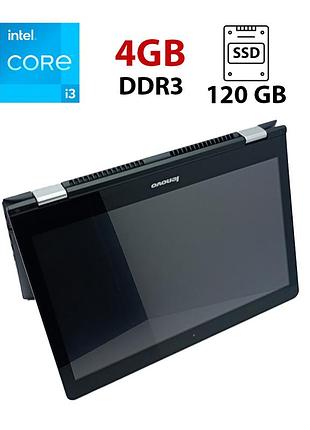 Ноутбук-трансформер lenovo yoga 500 / 14" (1366x768) tn / intel core i3-5020u (2 (4) ядра по 2.2 ghz) / 4 gb ddr3 / 120 gb ssd /