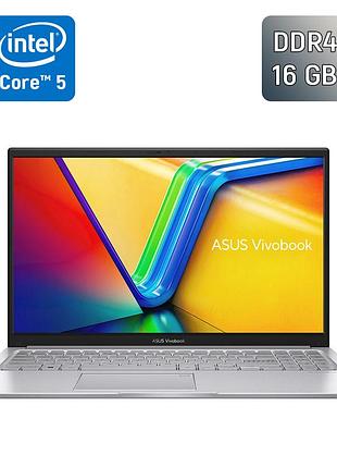 Ноутбук asus vivobook f1504v / 15.6" (1920x1080) ips / intel core 5-120u (10 (12) ядер по 1.4 - 5.0 ghz) / 16 gb ddr4 / 500 gb ssd