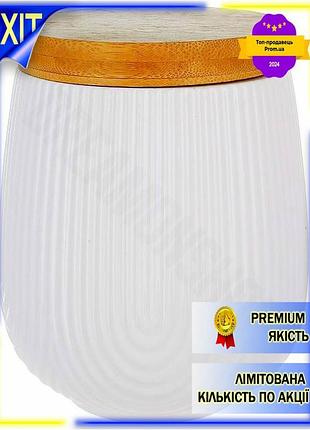 Dm банку для сипучих специфікація 2.2 продуктів nouvelle home 600мл з бамбуковою кришкою посуд для кух spe|lz