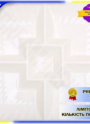 Dm менажница фарфоровая white спецификация 2.2 city star квадратная 5-ти секционная для сервировки сто spe|lz