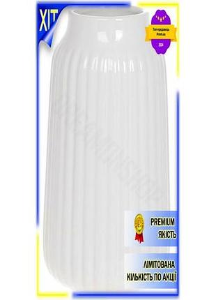 Dm керамическая ваза stone спецификация 2.2 flower белая глянцевая для цветов и декора настольная ваза spe|lz