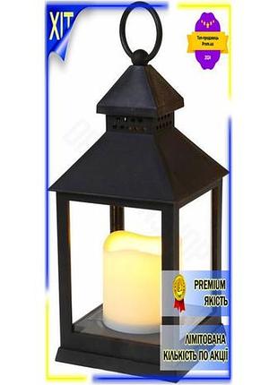 Dm декоративний ліхтар нічний специфікація 2.2 вогник led підсвічування чорний для дому та саду світил spe|lz