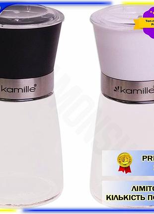Dm набір млинів для специфікація 2.2 спецій kamille 2 штуки з керамічним механізмом для перцю та солі spe|lz