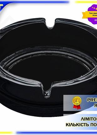 Dm набор пепельниц черных спецификация 2.2 стеклянных 107мм 2шт для курения сигарет круглая пепельница spe|lz