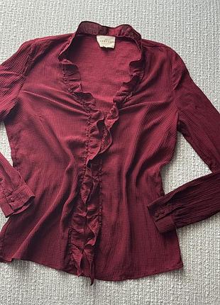 Шовкова блуза французького бренду