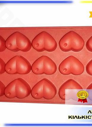 Dm силиконовая форма для спецификация 2.2 конфет и льда hauser сердечки 12 ячеек для шоколада и желе 2 spe|lz