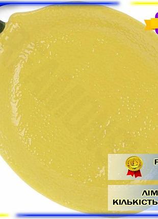 Dm набір керамічних тарілок специфікація 2.2 lemon 2 шт. жовті для сервірування фруктів десертів декор spe|lz