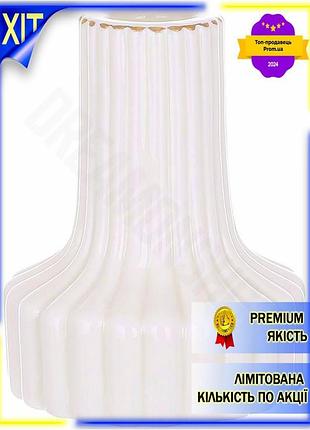 Dm набір керамічних свічників специфікація 2.2 white candle 4 фігурних білих для свічок ø8 см висота 9 spe|lz