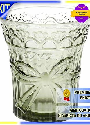 Dm набор 6 стаканов спецификация 2.2 бант 260мл дымчатое стекло для подачи напитков посуда из цветного spe|lz