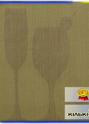 Dm набір килимків сервіровки специфікація 2.2 doily 12 штук зелені плеймати для столу на 12 персон під spe|lz