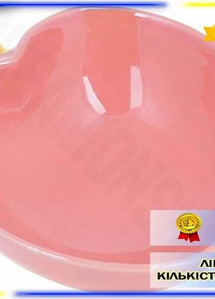 Dm піала фарфорова яблуко специфікація 2.2 400мл рожевий перламутр для сервірування столу та декору ін spe|lz