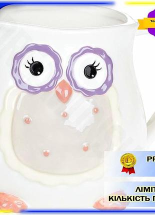 Dm кувшин для напитков спецификация 2.2 owl family 1.2л керамический с рисунком совушки для кухни посу spe|lz